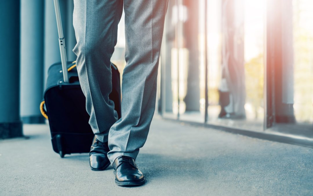 businessman at the airport